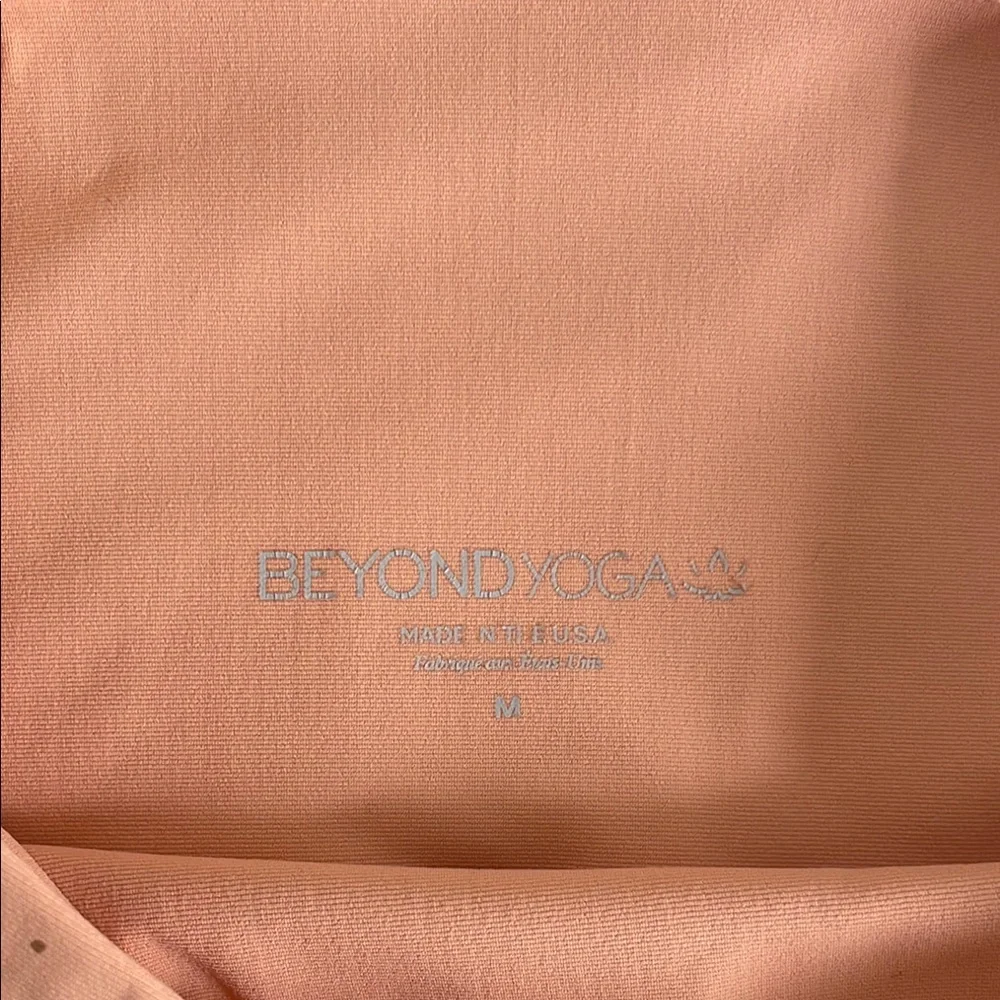 Beyond Yoga Pink with Gold Dots High-Rise Leggings Size S - Picture 8 of 9